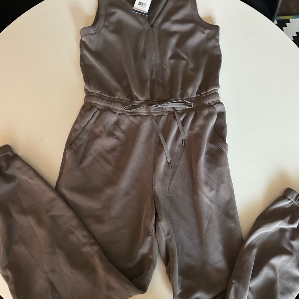 New With Tags Skies Are Blue Super Soft Jumpsuit in Gray